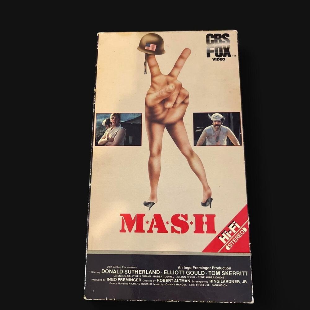 Mash Military Comedy Classic VHS Movie